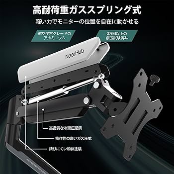 Amazon.co.jp: NearHub モニターアーム デュアル pc 液晶